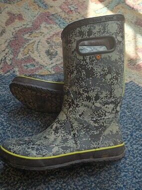 Kids' Bogs Camo Rain Boots